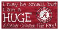 Alabama Crimson Tide Huge Fan 6" x 12" Sign
