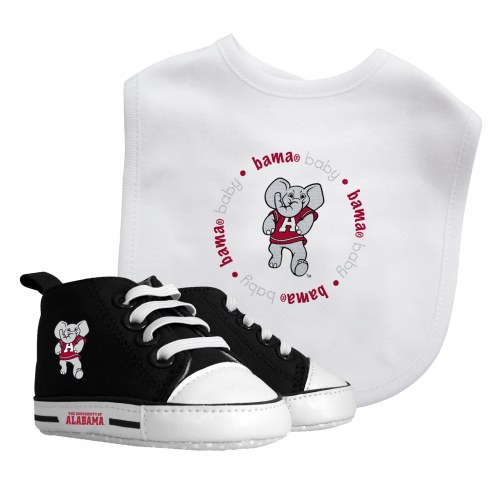 Alabama Crimson Tide Infant Bib & Shoes Gift Set