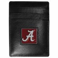 Alabama Crimson Tide Leather Money Clip/Cardholder in Gift Box