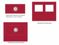 Alabama Crimson Tide Logo Canopy Sidewall Panel (Attaches to Window Sidewall)