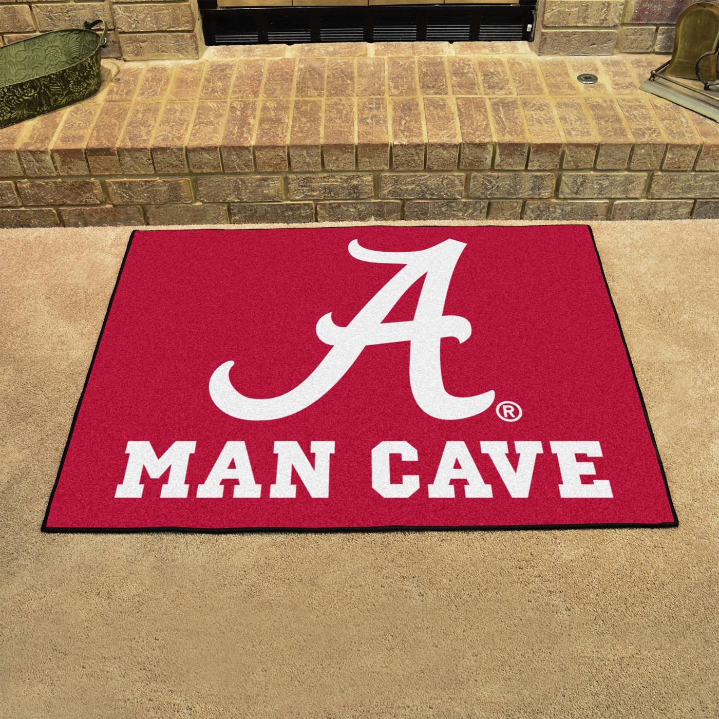 Alabama Crimson Tide Man Cave All Star Rug