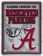 Alabama Crimson Tide Metal Parking Sign
