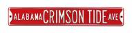 Alabama Crimson Tide NCAA Embossed Street Sign