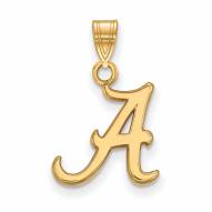 Alabama Crimson Tide NCAA Sterling Silver Gold Plated Small Pendant