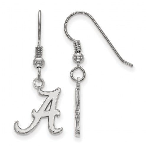 Alabama Crimson Tide NCAA Sterling Silver Small Dangle Earrings