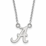 Alabama Crimson Tide NCAA Sterling Silver Small Pendant Necklace