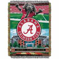 Alabama Crimson Tide NCAA Woven Tapestry Throw / Blanket