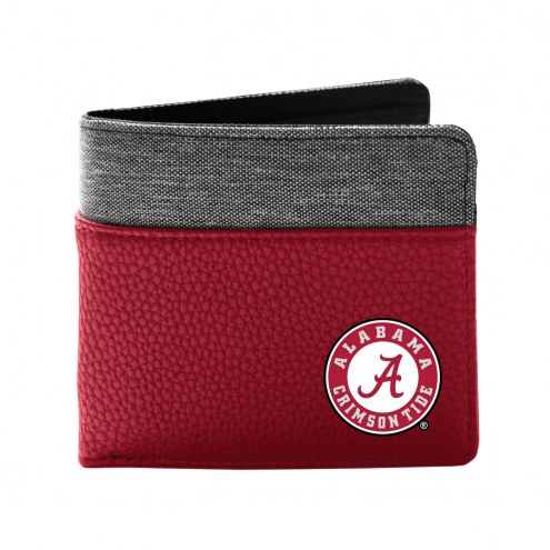 Alabama Crimson Tide Pebble Bi-Fold Wallet
