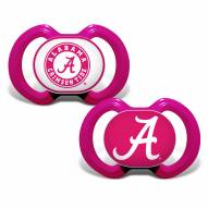 Alabama Crimson Tide Pink Pacifier 2-Pack