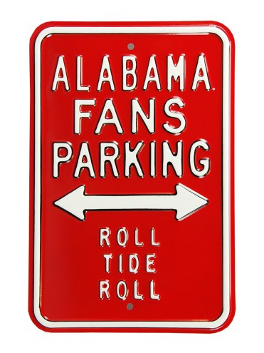 Alabama Crimson Tide Roll Tide Parking Sign
