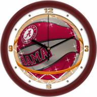Alabama Crimson Tide Slam Dunk Wall Clock