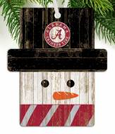 Alabama Crimson Tide Snowman Ornament