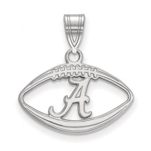 Alabama Crimson Tide Sterling Silver Football Pendant