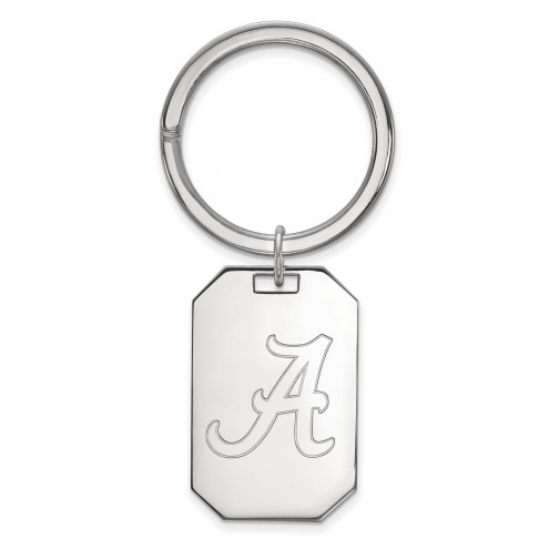 Alabama Crimson Tide Sterling Silver Key Chain