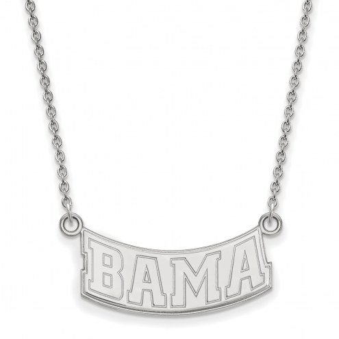 Alabama Crimson Tide Sterling Silver Small Pendant Necklace