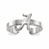 Alabama Crimson Tide Sterling Silver Toe Ring