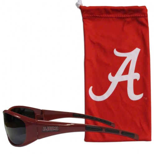 Alabama Crimson Tide Sunglasses and Bag Set