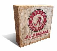 Alabama Crimson Tide Team Logo Block