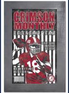 Alabama Crimson Tide Team Monthly 11" x 19" Framed Sign
