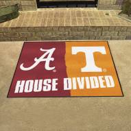 Alabama Crimson Tide/Tennessee Volunteers House Divided Mat