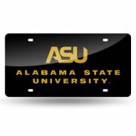 Alabama State Hornets Laser Cut License Plate