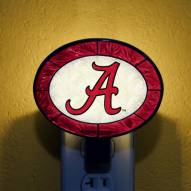 Alabama Crimson Tide NCAA Stained Glass Night Light