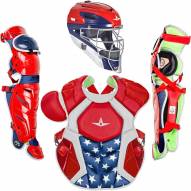 All Star System7 Axis NOCSAE Certified Adult Pro USA Baseball Catcher's Kit