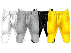 Details about   Alleson Adult  Solo Practice Integrated Football Pant 