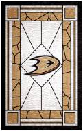 Anaheim Ducks 11" x 19" Stained Glass Sign