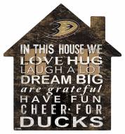 Anaheim Ducks 12" House Sign