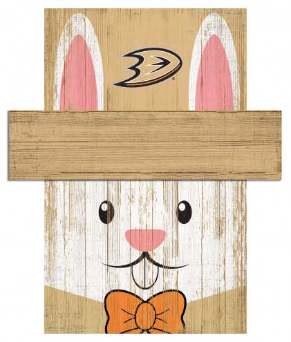 Anaheim Ducks 19&quot; x 16&quot; Easter Bunny Head