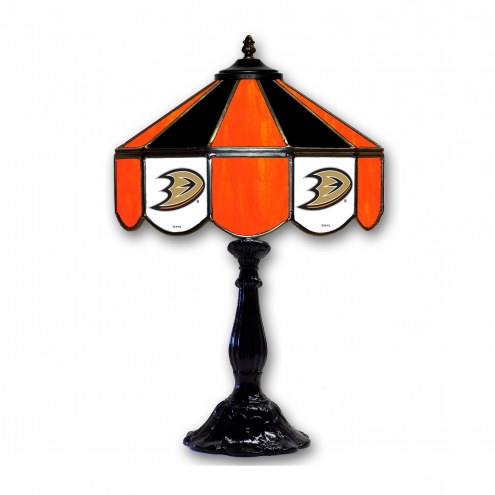 Anaheim Ducks 21&quot; Glass Table Lamp