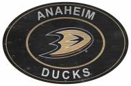 Anaheim Ducks 46" Heritage Logo Oval Sign