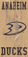 Anaheim Ducks 6" x 12" Heritage Logo Sign