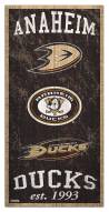 Anaheim Ducks 6" x 12" Heritage Sign