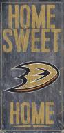 Anaheim Ducks 6" x 12" Home Sweet Home Sign