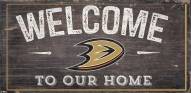 Anaheim Ducks 6" x 12" Welcome Sign