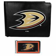 Anaheim Ducks Bi-fold Wallet & Color Money Clip