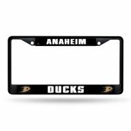 Anaheim Ducks Black Metal License Plate Frame