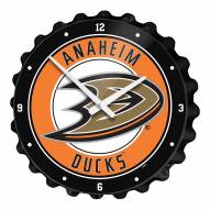 Anaheim Ducks Bottle Cap Wall Clock