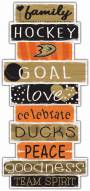 Anaheim Ducks Celebrations Stack Sign