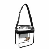 Anaheim Ducks Clear Crossbody Carry-All Bag