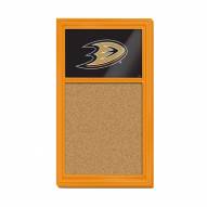 Anaheim Ducks Cork Note Board