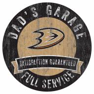 Anaheim Ducks Dad's Garage Sign