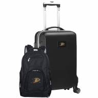 Anaheim Ducks Deluxe 2-Piece Backpack & Carry-On Set