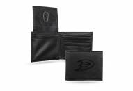 Anaheim Ducks Laser Engraved Black Billfold Wallet