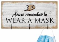 Anaheim Ducks Please Wear Your Mask Sign