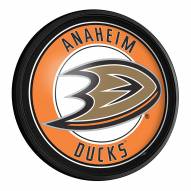 Anaheim Ducks Round Slimline Lighted Wall Sign