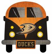 Anaheim Ducks Team Bus Sign