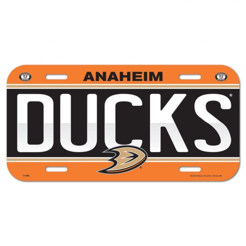 Anaheim Ducks License Plate
